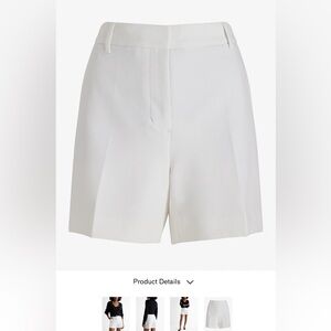 Editor High-Waisted Tailored MIDI Shorts- size 4